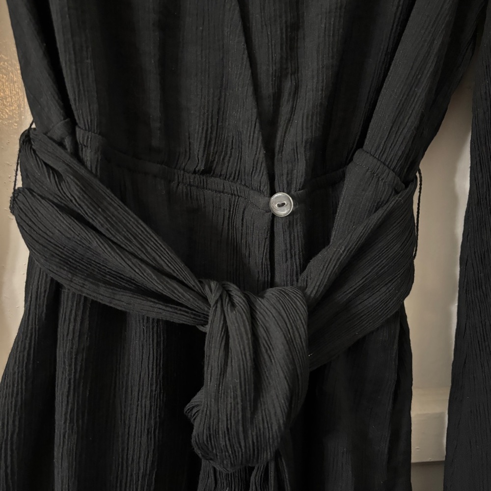 Free People One Piece Faux Wrap Long Sleeve Romper - Picture 12 of 15